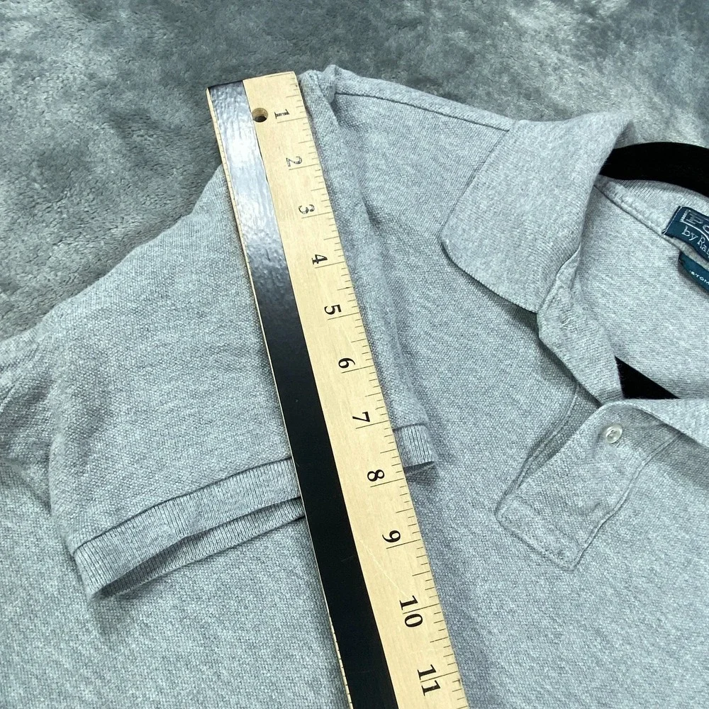 Vintage Polo Ralph Lauren Shirt Mens XL Grey‎ Classic Fit Golf All Cotton Preppy